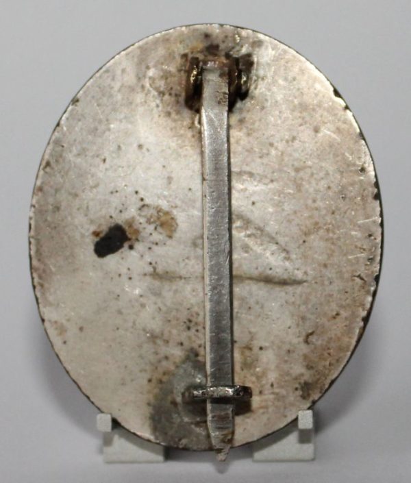 Verwundetenabzeichen Silber mit breiter Nadel - Buntmetall - VWA – Bild 2