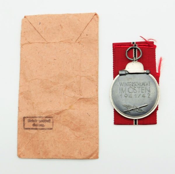 Medaille Winterschlacht im Osten 1941/42 - Hersteller 85 (Julius Pietsch, Gablonz) – Bild 2