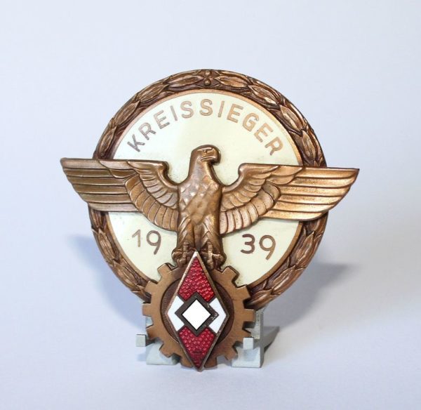 HJ Kreissieger im Reichsberufswettkampf 1939 - Hersteller Ferd. Wagner, Pforzheim