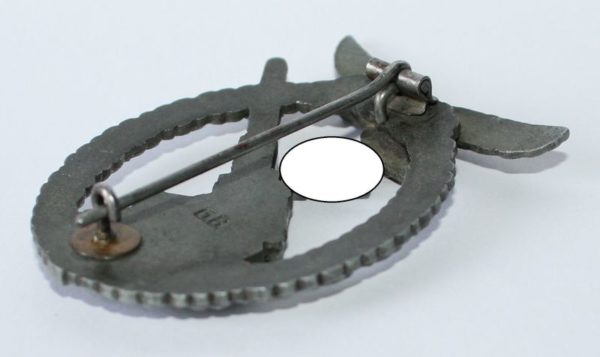 Flakkampfabzeichen der Luftwaffe - Hersteller Gustav Brehmer, Markneukirchen – Bild 3