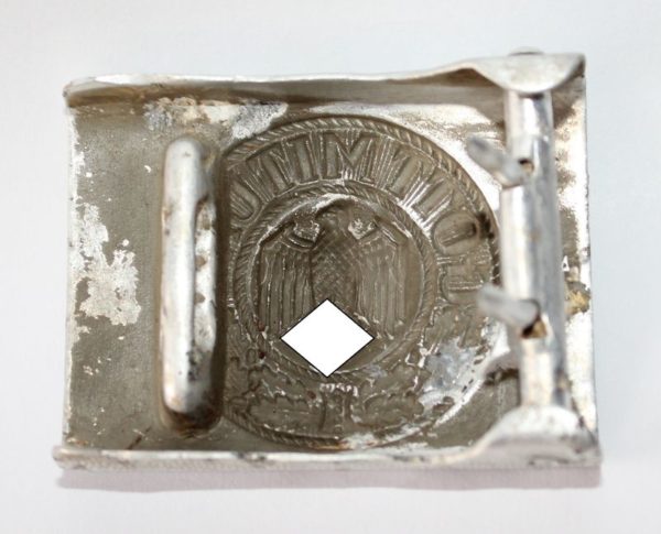 Koppelschloss Wehrmacht - Aluminium - Hersteller H.A. – Bild 2