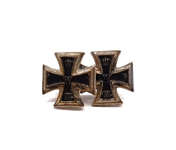 9 mm Miniatur zum Eisernen Kreuz 1. und 2. Klasse 1914 - Als Auflage - EK