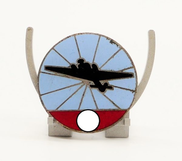 Reichsluftschutz Abzeichen Flugmeldedienst Helferinnen - Luftwaffe - Hersteller J. Preissler, Pforzheim