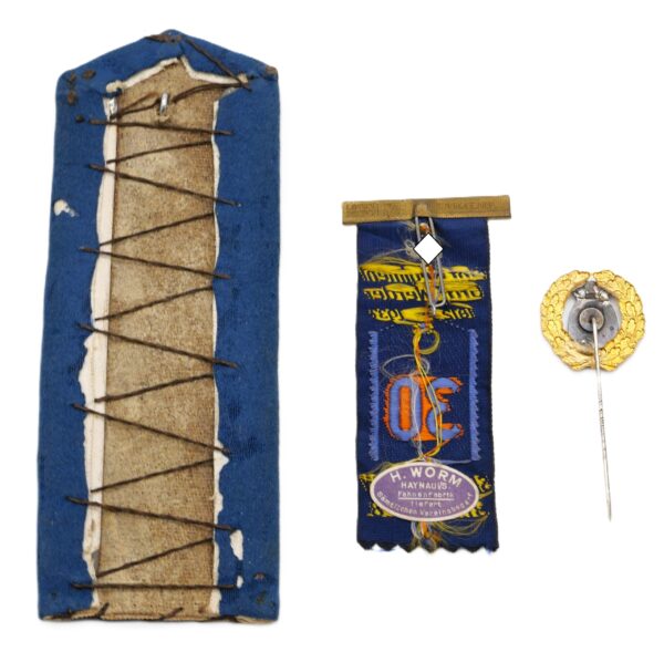 Schulterklappe, Fähnchen und Regimentsnadel des 30 Infanterie Regiment - Graf Werder – Bild 2