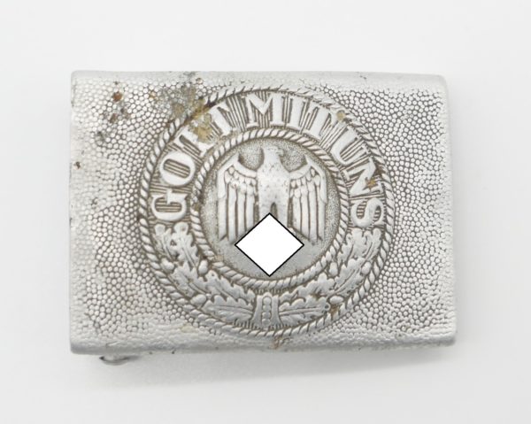 Koppelschloss Wehrmacht - Aluminium - Hersteller GB (Gustav Brehmer, Markneukirchen)