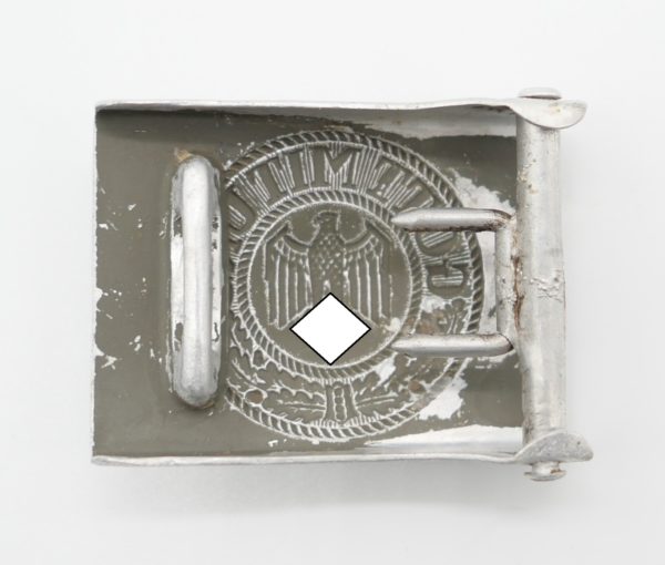 Koppelschloss Wehrmacht - Aluminium - Hersteller GB (Gustav Brehmer, Markneukirchen) – Bild 2
