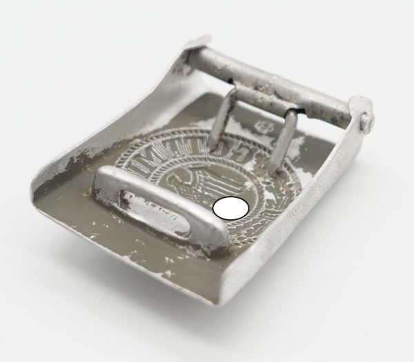 Koppelschloss Wehrmacht - Aluminium - Hersteller GB (Gustav Brehmer, Markneukirchen) – Bild 4