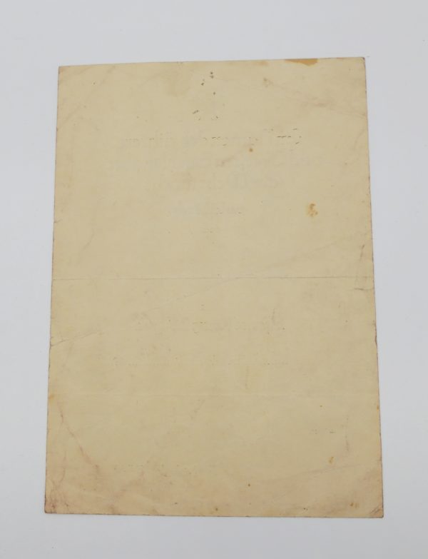 Verleihungsurkunde zum Eisernen Kreuz 2. Klasse - Kriegsmarine - EK – Bild 2