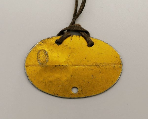Erkennungsmarke der Kriegsmarine N. 1216/38 S - Mit dabei das Arbeitsbuch des Mannes - EKM - Dogs Tag – Bild 2