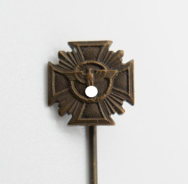 11 mm Miniatur zur NSDAP Dienstauszeichnung Bronze - DA