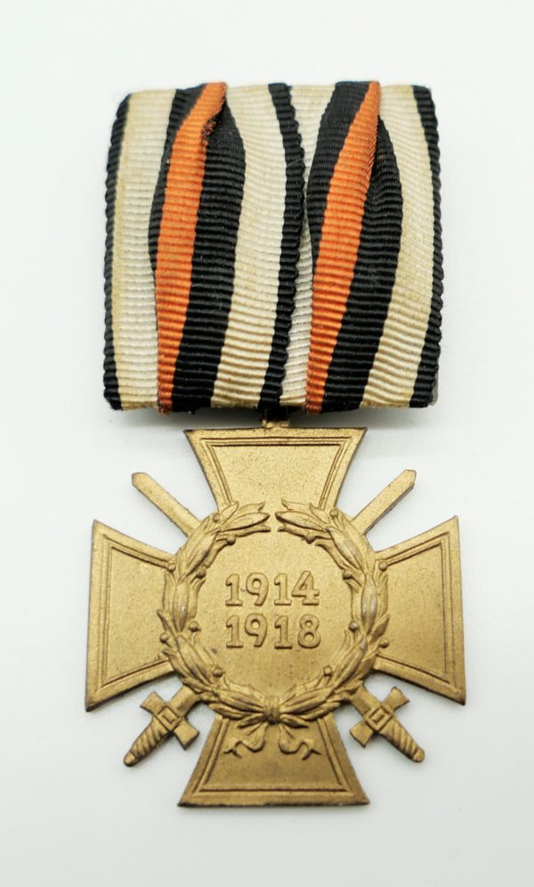 Ehrenkreuz für Frontkämpfer an Einzelbandspange - Hersteller Ad.B.L. (Adolf Baumeister, Lüdenscheid)