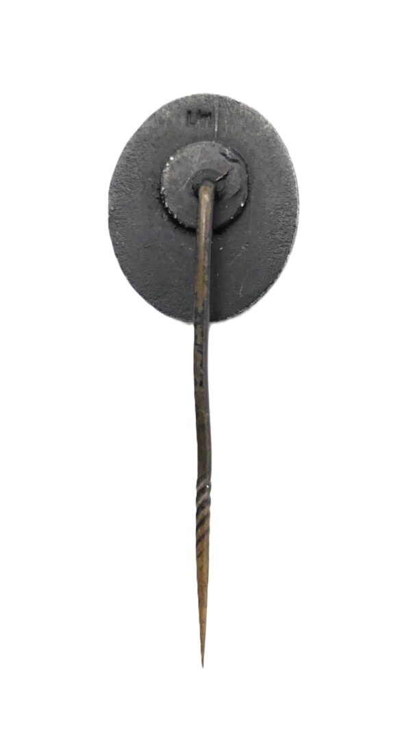 17 mm Miniatur zum Verwundetenabzeichen Schwarz - Hersteller L/11 (Wilhelm Deumer, Lüdenscheid) - VWA – Bild 2