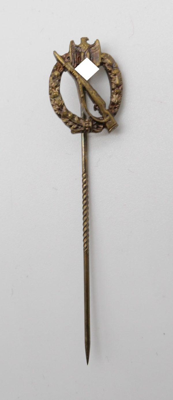 16 mm Miniatur zum Infanterie Sturmabzeichen Bronze – Bild 2