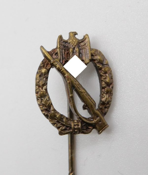 16 mm Miniatur zum Infanterie Sturmabzeichen Bronze