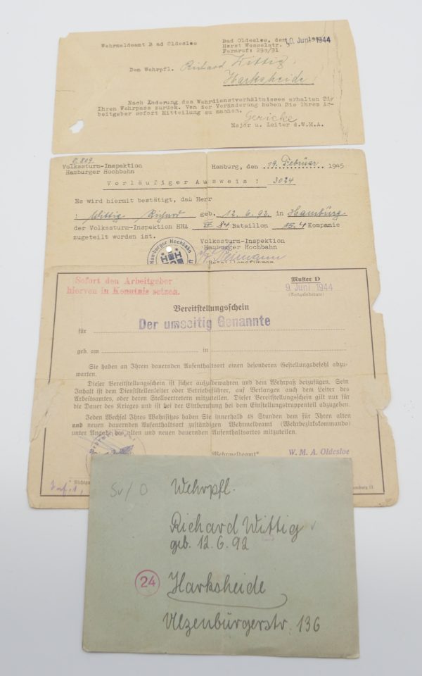 Wehrpass - Eines Volkssturm Angehörigen – Bild 5