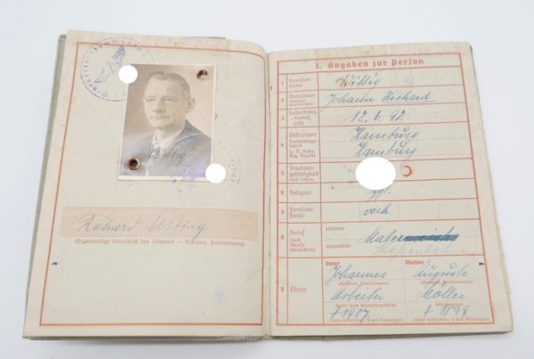 Wehrpass - Eines Volkssturm Angehörigen – Bild 3