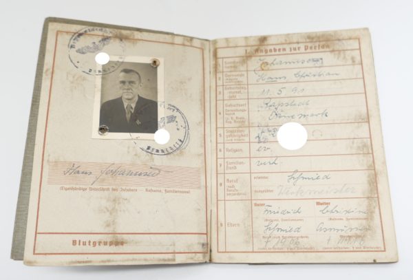 Wehrpass eines Landsturm Angehörigen – Bild 3