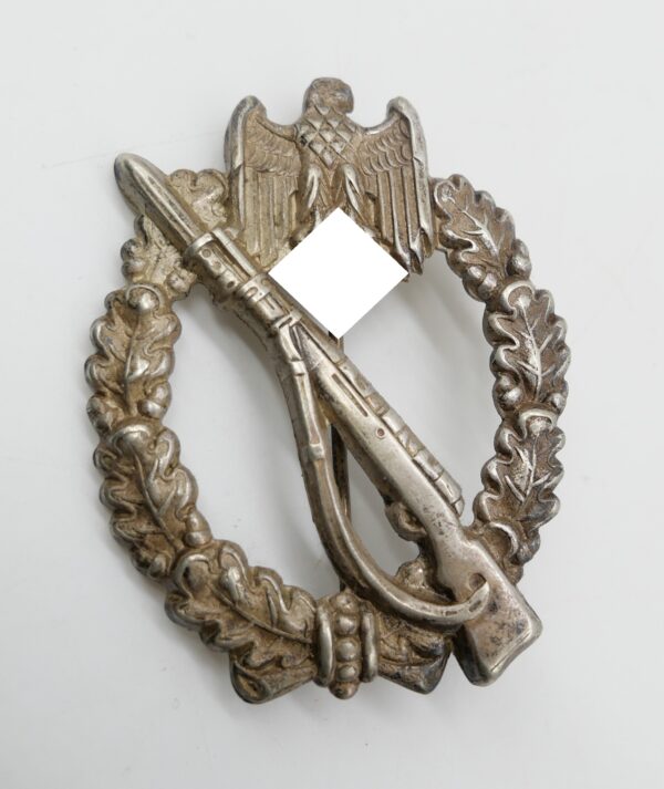 Infanterie Sturmabzeichen Silber – Ungemarktes C.E. Juncker, Berlin Stück aus Neusilber - ISA