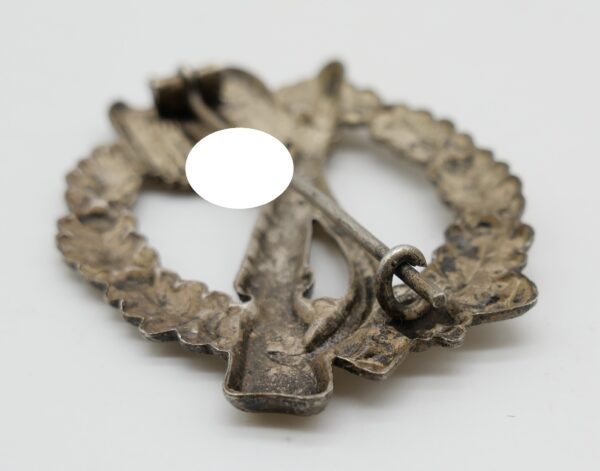 Infanterie Sturmabzeichen Silber – Ungemarktes C.E. Juncker, Berlin Stück aus Neusilber - ISA – Bild 3