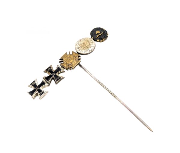 Miniatur Ordenspange - Eisernes Kreuz 1. Und 2. Klasse - FEK - Ungarn - Verwundetenabzeichen - EK - VWA