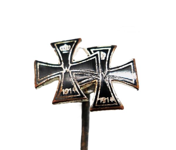 9 mm Miniatur zum Eisernen Kreuz 1. und 2 . Klasse - 1. Weltkrieg - EK