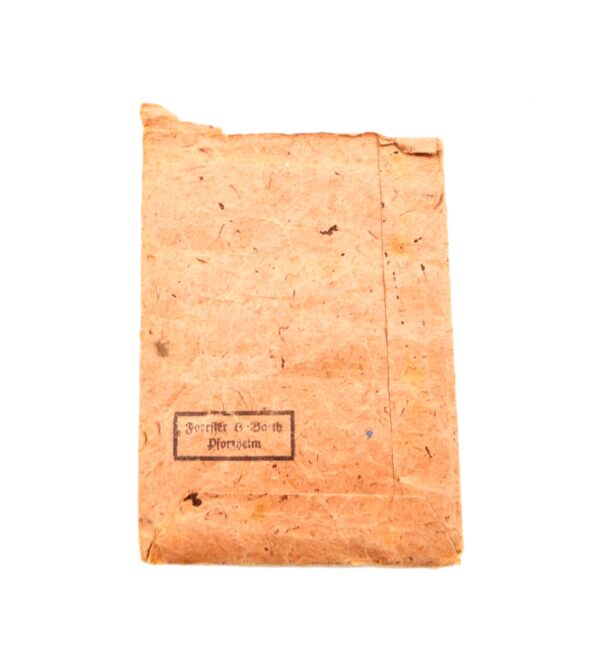 Verleihungstüte zum Luftschutz - Ehrenzeichen 2. Stufe - Hersteller Foerster & Barth, Pforzheim – Bild 2