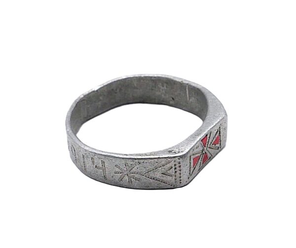 Ring - Fingrring - Aluminium - Kriegsgefangene - Lager - Kowel 1914 - 1917 – Bild 2