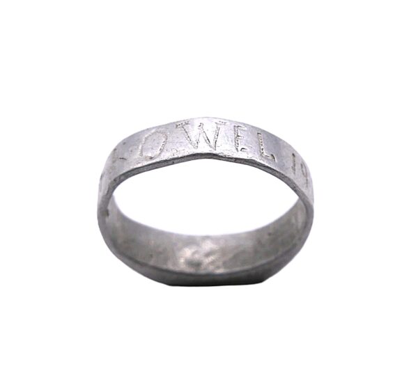 Ring - Fingrring - Aluminium - Kriegsgefangene - Lager - Kowel 1914 - 1917 – Bild 3