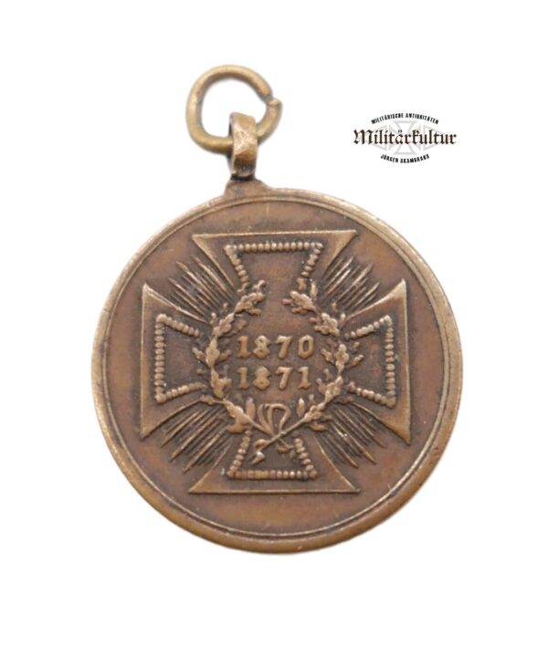 Preußen - 19 mm Miniatur zur Kriegsdenkmünze 1870/1871 – Bild 2