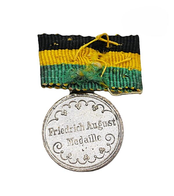16 mm Miniatur zur Friedrich-August-Medaille Silber