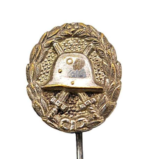 16 mm Miniatur zum Verwundetenabzeichen Silber - 1. Weltkrieg - Buntmetall - VWA