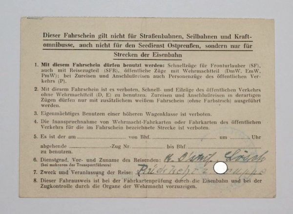 Kleiner Fahrschein für die Waffen - SS - Teil 2 – Bild 2