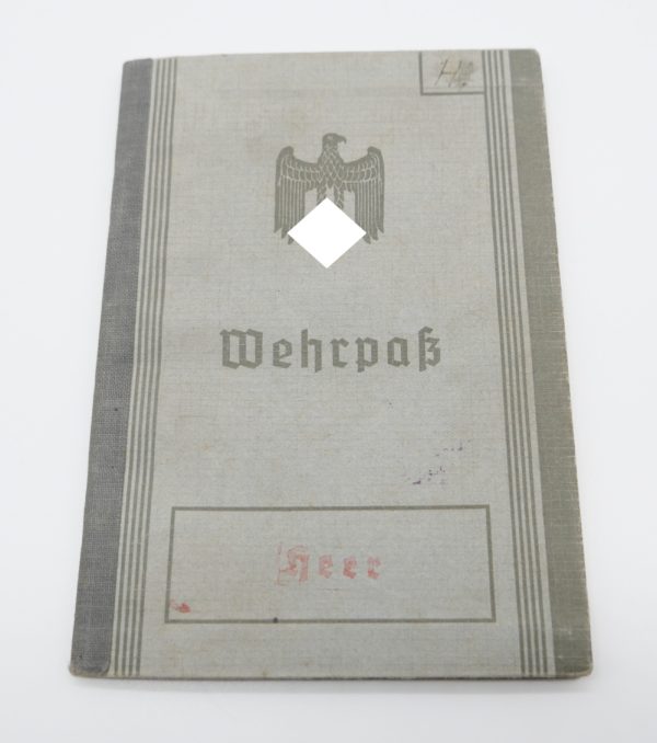 Wehrpass - Heer Inf. Reg. 109/10