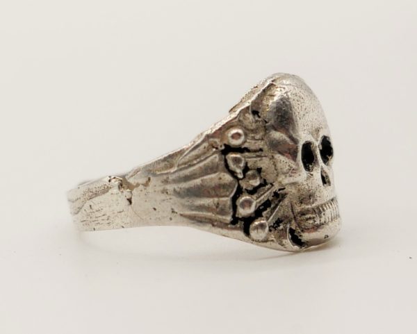 Skull Ring Husarenring Silber 835 Totenkopf 