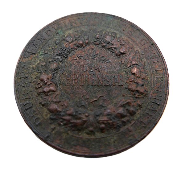 Medaille - Deutsche Landwirtschaftsgesellschaft - Dem Verdienste - 1908 Stuttgart – Bild 2