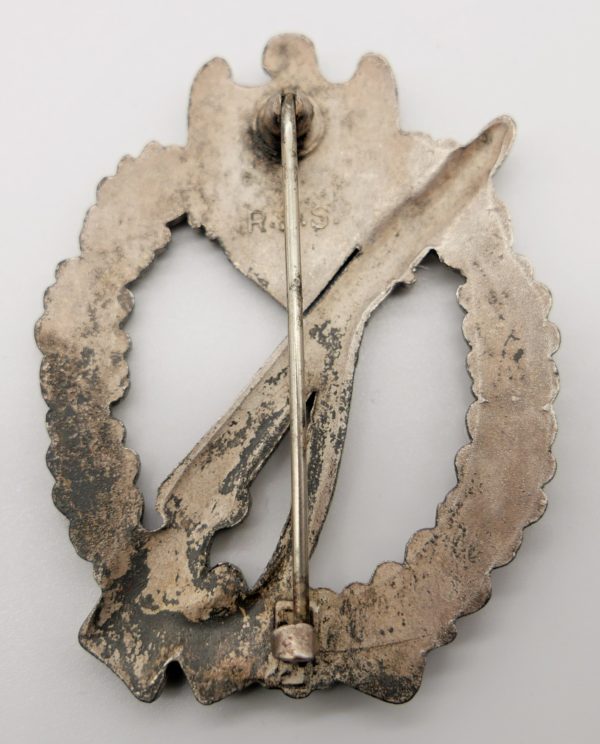 Infanterie Sturmabzeichen Silber – Hersteller R.S.S. (Richard Simm & Söhne, Gablonz) – Bild 2