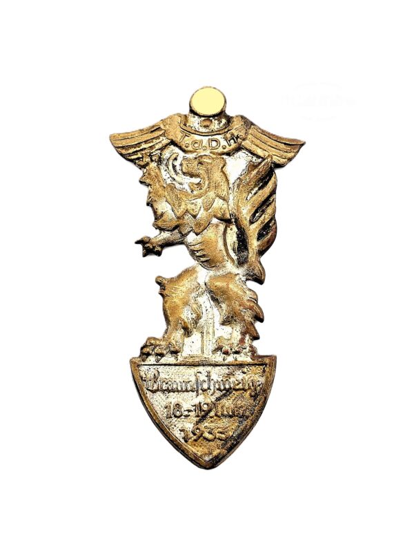 Tagungsabzeichen – T.d.D.H. (Tag des deutschen Handwerk) – Braunschweig 18.-19. Nov. 1933