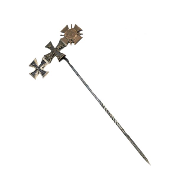 8 mm Miniatur - Eisernes Kreuz 1914 - KVK Braunschweig - Ehrenkreuz für Frontkämpfer - EK - FEK – Bild 2