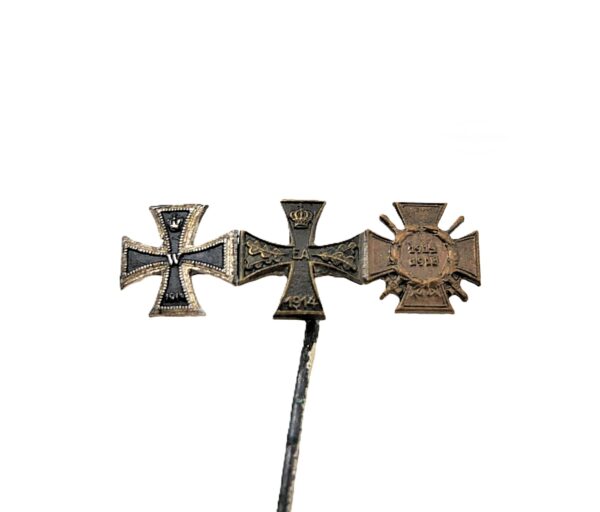 8 mm Miniatur - Eisernes Kreuz 1914 - KVK Braunschweig - Ehrenkreuz für Frontkämpfer - EK - FEK
