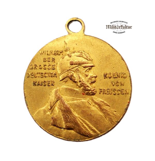 16 mm Miniatur zur Zentenarmedaille – Centenarmedaille - Orden zum 100. Geburstag von Kaiser Wilhelm I. 