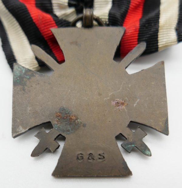 Ehrenkreuz für Frontkämpfer - Hersteller G & S (Glaser und Söhne, Dresden) - FEK – Bild 3