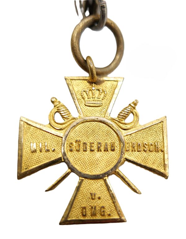 Abzeichem - Deutscher Kriegerbund - Ehrenkreuz MIL. BRDSCH. SÜDERAU u. UMG.