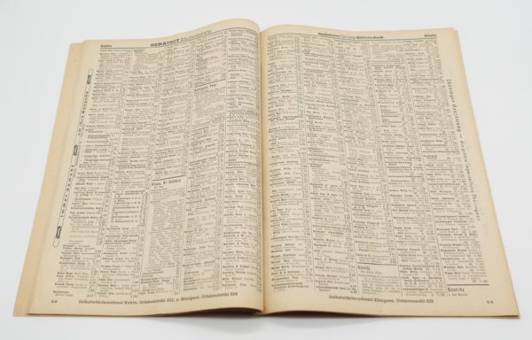 Amtliches Fernsprechbuch für den Bezirk Erfurt (Ost) 1943 – Bild 3