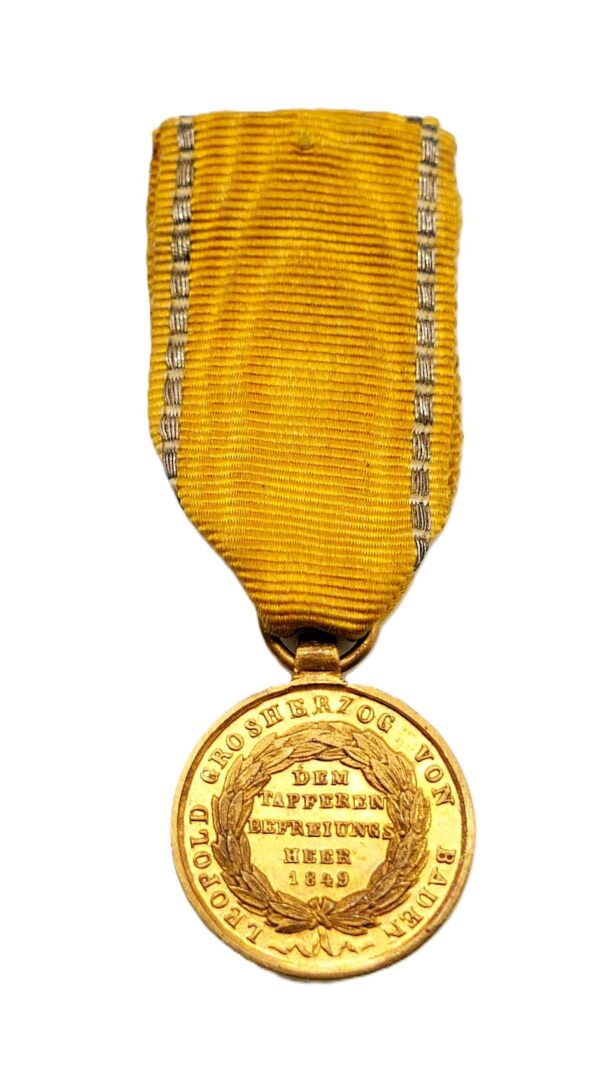 17 mm Miniatur zur Gedächtnismedaille für 1849 - Baden – Bild 4