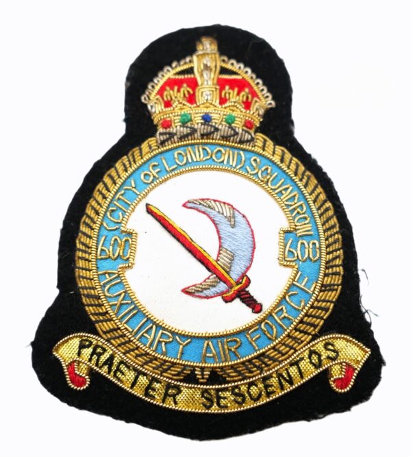 Ärmelabzeichen Geschwader Nr. 600 Squadron (City of London) RAuxAF