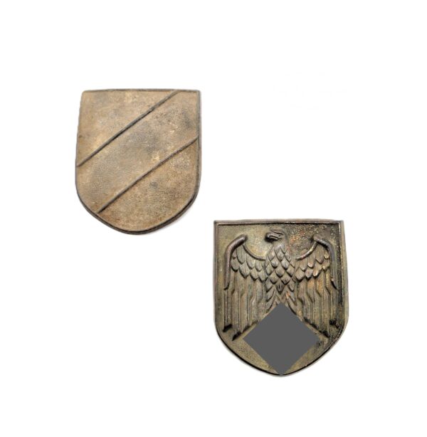 Embleme für den Tropenhelm des Afrika Korps (DAK) - Emblem