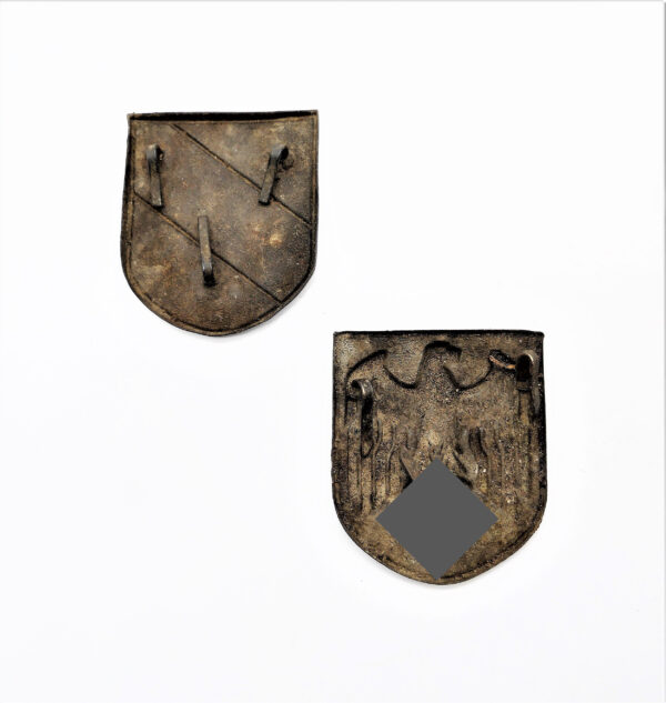 Embleme für den Tropenhelm des Afrika Korps (DAK) - Bodenfund - Emblem – Bild 2