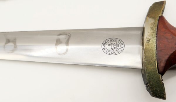 SA Dolch - Dienstdolch - Hersteller Wilh. Kober & Co., Suhl – Bild 5