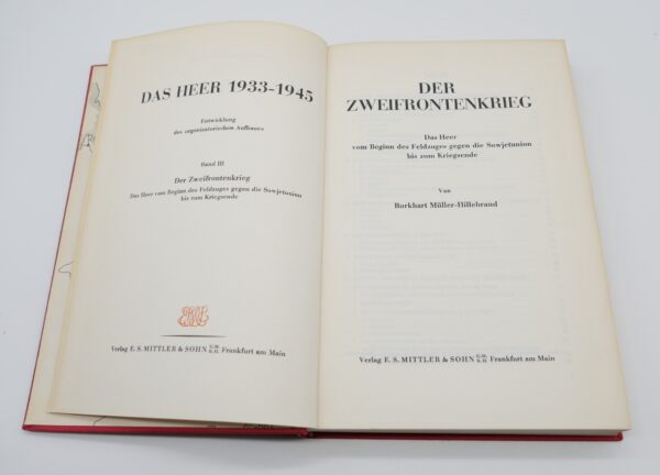 Buch – Das Heer 1933 – 1945 – Band 3 – Burkhart Müller – Hillebrand – Bild 3