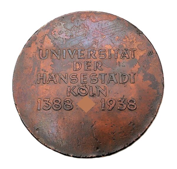 Nicht tragbare Medaille der Universität Köln zur 550-Jahrfeier (1388-1938) – Bild 2